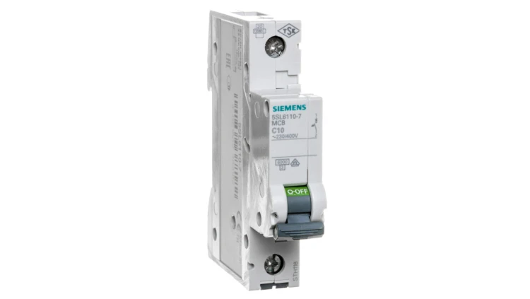 Wyłącznik nadprądowy SENTRON 5SL6 1P C 10A 6kA AC 5SL6110-7