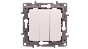 NILOE Łącznik potrójny 10 AX biały 764503