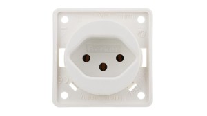 Berker Integro Gniazdo pojedyncze z/u szwajcarskie typ 13 śnieżnobiały mat 962492502