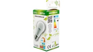 Żarówka LED E27 12W 1100lm ciepły-biały AC230V 160 stopni LD-PC2A60-12