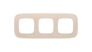 VALENA ALLURE Ramka potrójna kremowy 754313