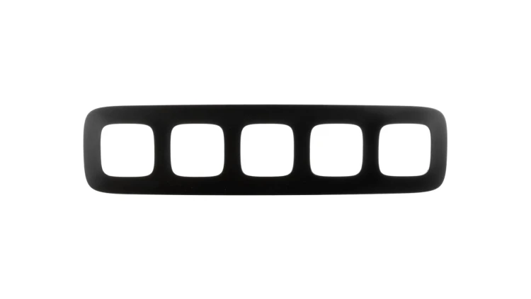 VALENA ALLURE Ramka pięciokrotna czarny mat 754405