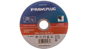 Ściernice płaskie do cięcia i szlifowania stali nierdzewnej 125x22,23mm RT-CDI-125/1