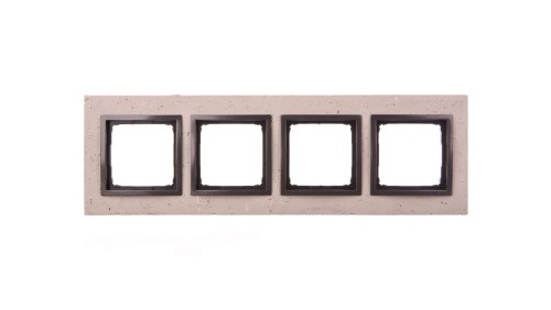 Simon 54 Nature Ramka poczwórna beton - FUNDA MENTE DRN4/93