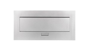 Przedłużacz biurkowy 3x gniazdo z uziemieniem, bez kabla, aluminium