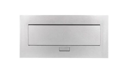 Przedłużacz biurkowy 223x108mm 3x gniazdo z uziemieniem aluminium AE-PB03GU-53