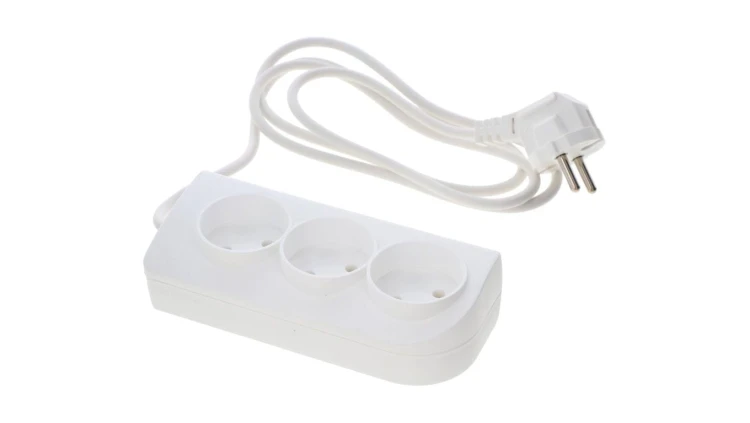 Przedłużacz ECONOMIC 3-gniazda b/u 1,5m /H05VV-F 2x1/ EPS-31,5