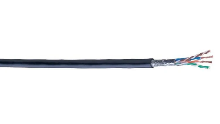 Kabel teleinformatyczny przemysłowy SF/UTP kat.5e 4x2x26AWG linka FRNC BL-74002NH.02500 /bębnowy/