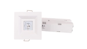 Oprawa awaryjna LOVATO P ECO LED 3W 315lm (opt. otwarta) 1h jednozadaniowa AT biała LVPO/3W/E/1/SE/AT/WH