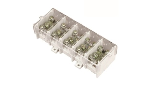 Listwa zaciskowa LZ 5x35/16 z osłoną (łączeniowa) TH35 E.4102