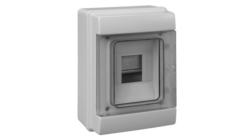 Rozdzielnica modułowa 1x4 natynkowa hermetyczna IP65 (z N+PE) C.14504