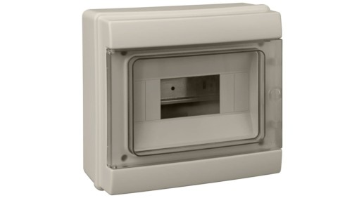 Rozdzielnica modułowa 1x8 natynkowa hermetyczna IP65 (z N+PE) C.14508