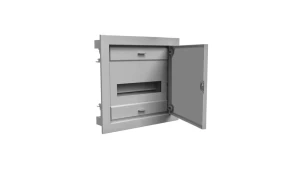 Rozdzielnica modułowa 1x12 podtynkowa z metalowymi drzwiami IP40 N+PE C.1512