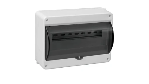 Rozdzielnica modułowa 1x12 natynkowa S-12 z szybką dymna IP30 (z N+PE) C.2073