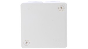 Puszka n/t hermetyczna pusta 86x86x40mm IP55 biała VP 022-01 61.125