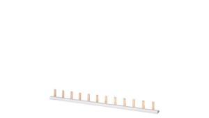 Szyna łączeniowa 1P styk 10mm2 sztyftowadla wyłączników 1P ze stykiem dodatkowym 37x (1P+styk) do cięcia (brak zaślepek w komple