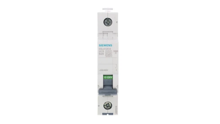Wyłącznik nadprądowy 1P B 20A 10kA AC 5SL4120-6