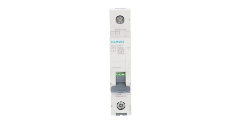 Wyłącznik nadprądowy 1P C 16A 10kA AC 5SL4116-7