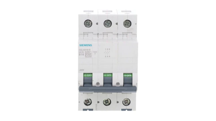 Wyłącznik nadprądowy 3P B 16A 10kA AC 5SL4316-6