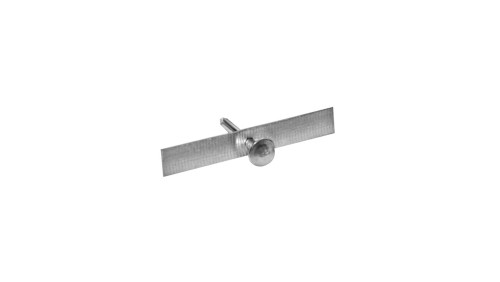 Taśma aluminiowa cięta 60 mm z gwoździem 3x30 mm /1kg/ TA-Cg-60/1 /271szt./