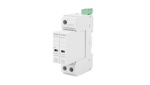 Ogranicznik przepięć Typ T2 1P+N Uc 350V szerokość 24mm 20kA TN-S ze stykami sygn. SENTRON 5SD7422-1