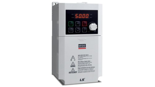 Falownik 1-fazowy 230V 0,4kW 2,4A M100 LSLV0004M100-1EOFNA