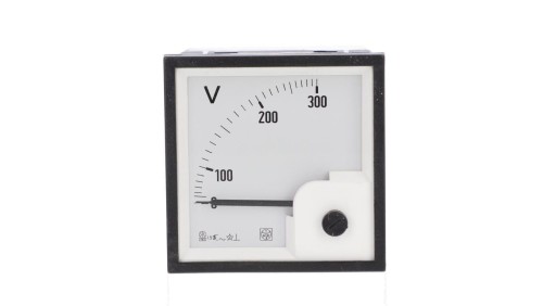 Woltomierz AC 72X72 pomiar bezp. 300V RQ72E AN25DDC300