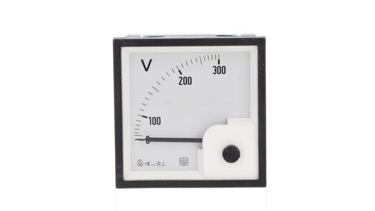 Woltomierz AC 72X72 pomiar bezp. 300V RQ72E AN25DDC300