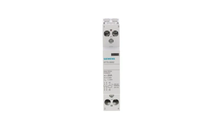 Stycznik modułowy 20A 2Z Cewka 24V AC DC SENTRON 5TT5000-2