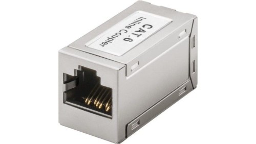 Adapter (przelotka) RJ45/RJ45 kat.6 ekranowany 15217
