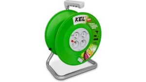 Nawijak bębnowy 4-gniazdowy z/u IP20 /max 50m 3x1,5/ W-97082