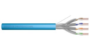 Kabel teleinformatyczny U/FTP kat.6a 4x2xAWG23 LS0H drut niebieski CPR: Dca-s1a,d0,a1 /500m/