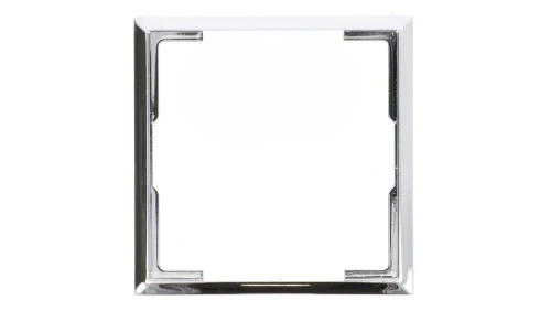 ARIA Ramka ozdobna do gniazd: wtyczkowych pojedynczych, teleinformatycznych i ściemniaczy srebro RO-2U/67