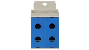 Złączka szynowa 2-torowa 35mm2 niebieska ZGX-2x35 niebieska ENE-00171