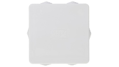 Puszka n/t hermetyczna PI z dławikami, pokrywa na zatrzask IP44 80x80 31.180