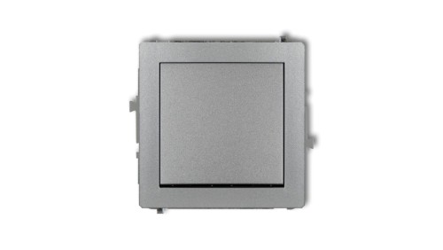 DECO Łącznik jednobiegunowy srebrny metalik 7DWP-1