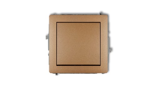 DECO Łącznik jednobiegunowy złoty metalik 8DWP-1