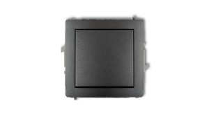 DECO Łącznik jednobiegunowy grafitowy 11DWP-1