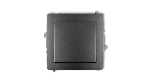 DECO Łącznik jednobiegunowy grafitowy 11DWP-1