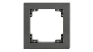 DECO Ramka pojedyncza grafitowy 11DR-1