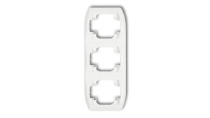 TREND Ramka pionowa potrójna biały RV-3