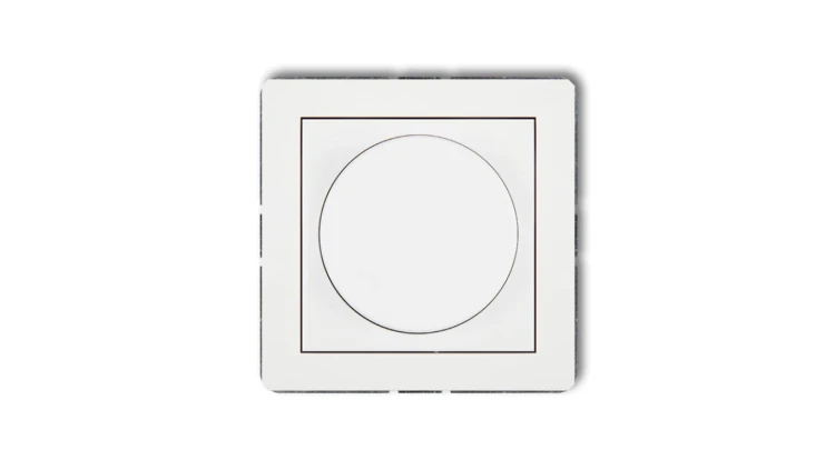 DECO Ściemniacz elektroniczny przyciskowo-obrotowy do lamp LED biały DRO-2