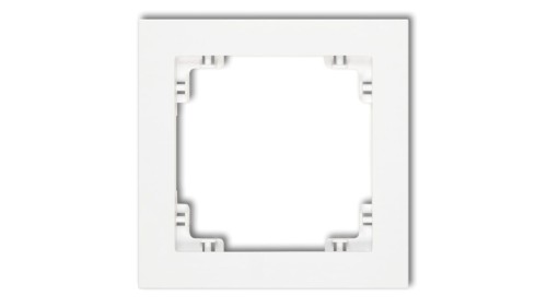 DECO Ramka pojedyncza biały DR-1