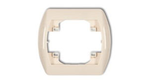 TREND Ramka pozioma pojedyncza beżowy 1RH-1