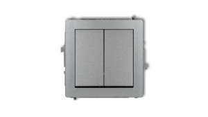 DECO Łącznik świecznikowy srebrny metalik 7DWP-2