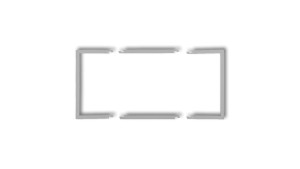 Ramka wypełniająca podwójna serii DECO srebrny metalik 7DRW-2