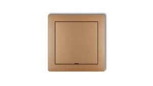 Ramka pośrednia z zaślepką złoty metalik 8DRPZ