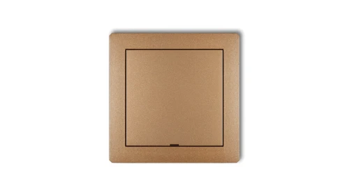 Ramka pośrednia z zaślepką złoty metalik 8DRPZ