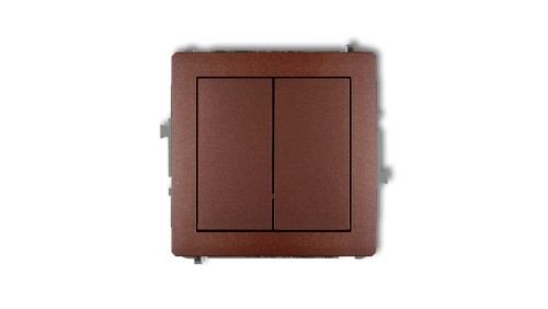 DECO Łącznik świecznikowy brązowy metalik 9DWP-2