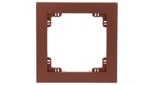 DECO Ramka pojedyncza brązowy metalik 9DR-1